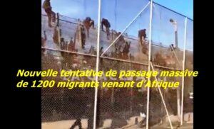 passage massive de 1200 migrants venant d’Afrique
