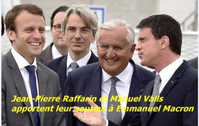 Jean-Pierre Raffarin et Manuel Valls apportent leur soutien à Emmanuel Macron