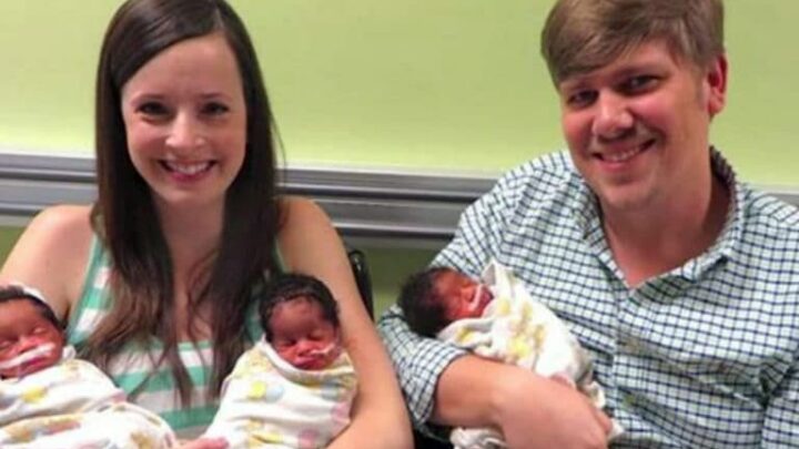 Une maman de couleur blanche donne naissance à 3 bébés noirs