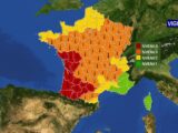 Canicule: 14 départements en vigilance rouge, 56 en orange
