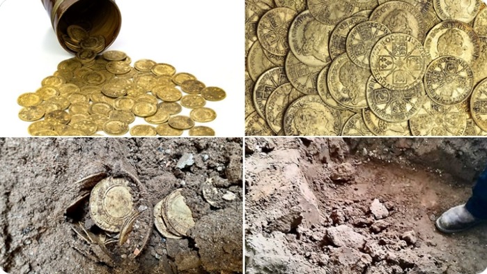 Ils découvrent un trésor de 300 000 euros en rénovant le sol de leur cuisine (Photos)