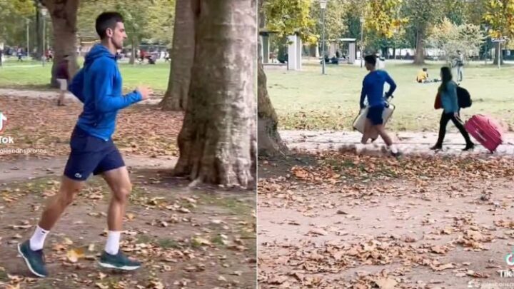 Quand le tennisman Novak Djokovic aide une femme âgée en plein Paris