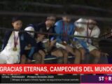 Un câble électrique manque de faire chuter Messi et ses équipiers du bus argentin