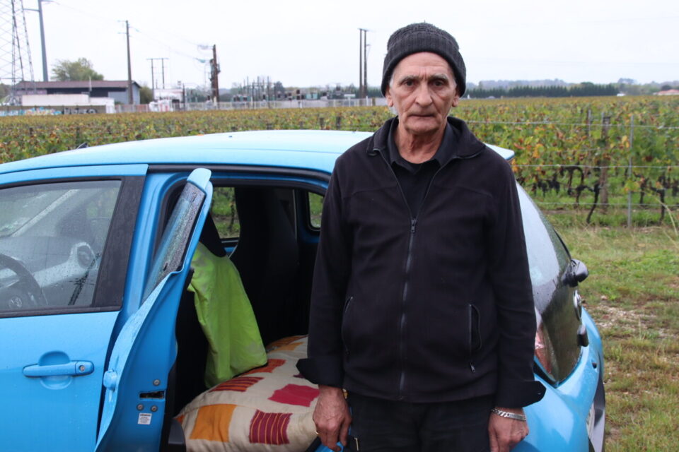  Langon : à 67 ans et sans solution d’hébergement, Armand vit dans sa voiture