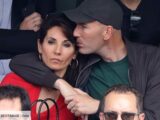 Zinedine Zidane entouré de sa femme Véronique